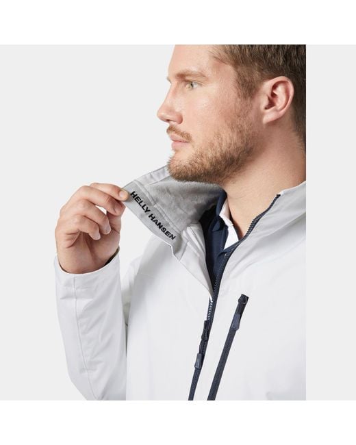 Helly Hansen Gray Crew Midlayer Jacket 2.0 for men