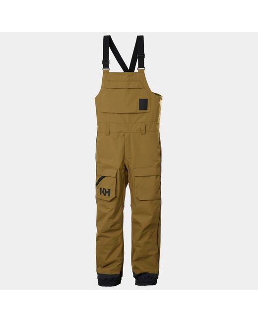 Helly Hansen Green Ullr D Bib Shell Pants for men