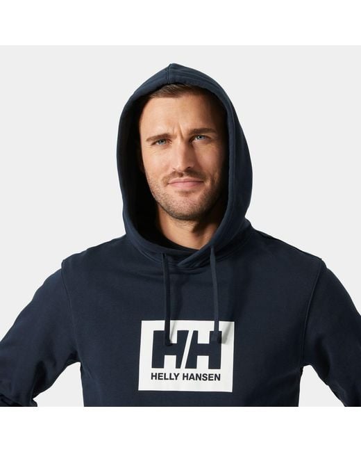 Helly Hansen Blue Box Hoodie for men