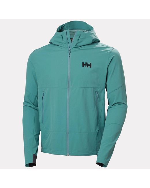 Helly Hansen Green Blaze Hooded Softshell Jacket for men