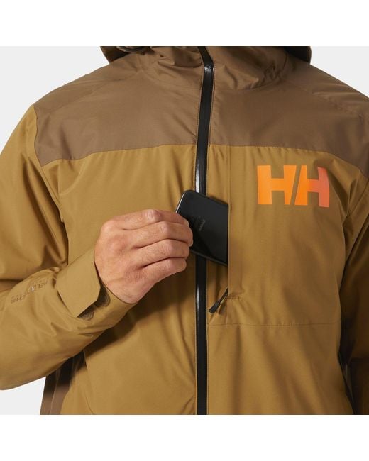 Helly Hansen Brown Powdreamer 2.0 Jacket for men