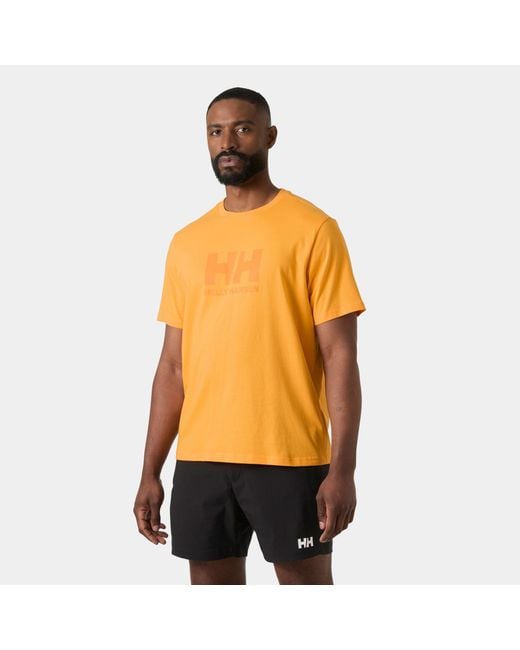 Helly Hansen Orange Hh Logo T-Shirt 3.0 for men