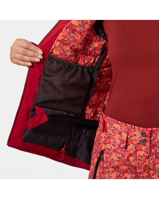 Edge 3.0 Ski Jacket Mujer Helly Hansen de color Red