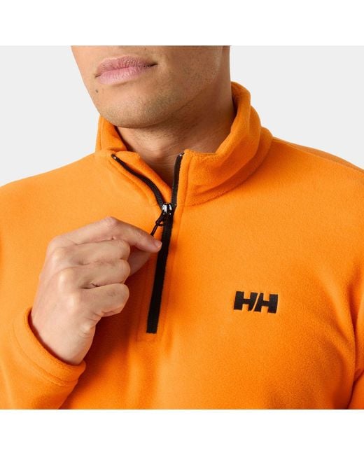Helly Hansen Orange Daybreaker Half-Zip Fleece for men