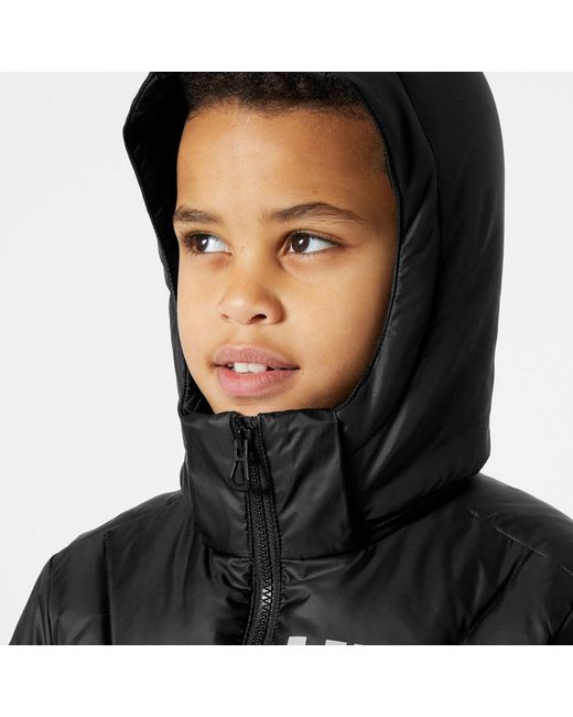 Helly Hansen Black Juniors' Isfjord Down Winter Jacket 2.0