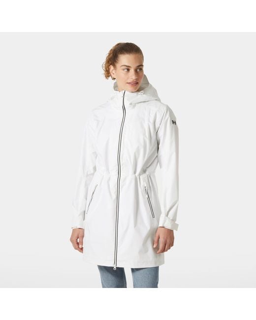 Helly Hansen White Westport Raincoat
