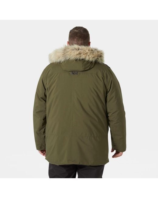 Helly Hansen Green Reine Winter Parka for men