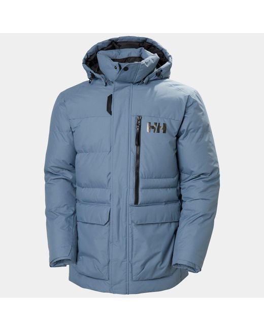 Helly Hansen Blue Tromsoe Hooded Winter Jacket for men
