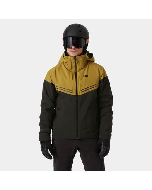 Helly Hansen Black Alpha Infinity Waterproof Ski Jacket for men