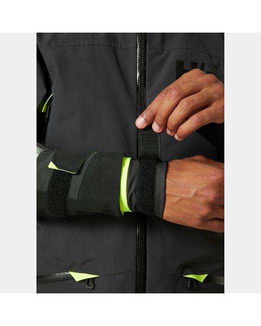 Helly Hansen Black Aegir Race Sailing Jacket 2.0 for men