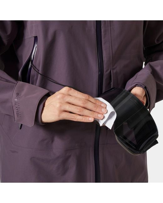 Helly Hansen Purple Sogn Shell Jacket
