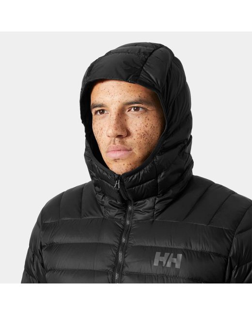 Helly Hansen Black Verglas Down Hybrid Hood 2.0 for men