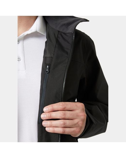 Helly Hansen Black Crew Jacket 2.0 for men