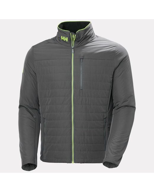 Helly Hansen Gray Crew Insulator Sailing Jacket 2.0 for men
