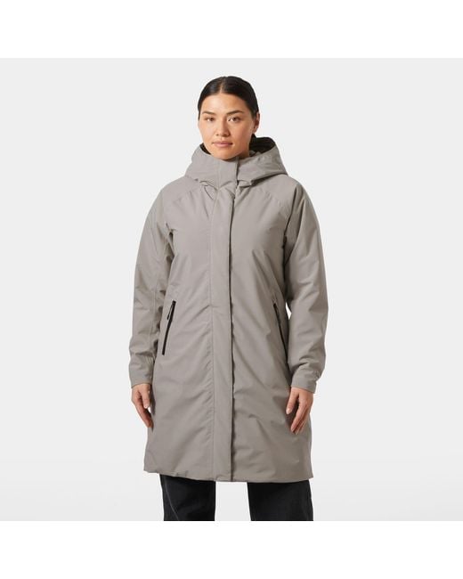 Helly Hansen Gray Lily Insulated Raincoat