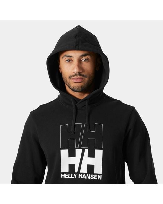 Helly Hansen Black Core Graphic Hoodie for men