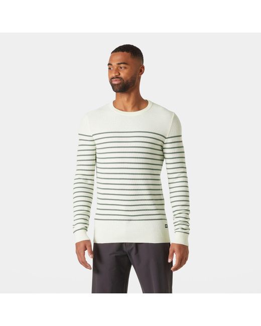 Helly Hansen Gray Skagen Marine Style Cotton-knit Sweater for men
