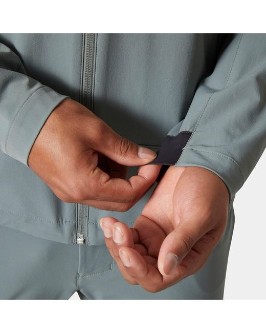 Helly Hansen Gray Blaze Hooded Softshell Jacket for men