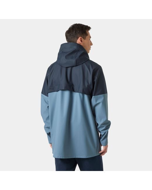 Helly Hansen Blue Moss Block Coat for men