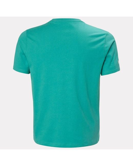 Shoreline T-Shirt 3.0 Verde di Helly Hansen in Green da Uomo