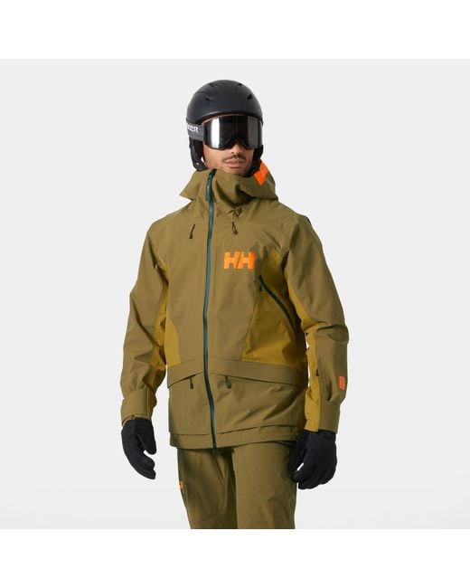 Helly Hansen Green Sogn Tinden Shell Jacket for men