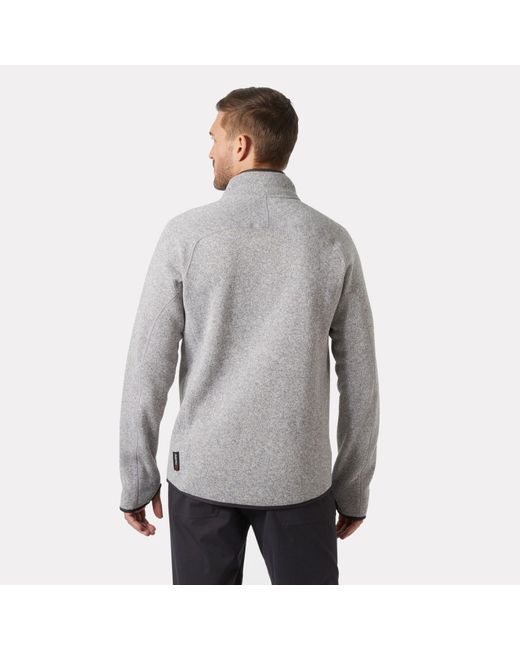 Helly Hansen Gray Varde Fleece Jacket 2.0 for men