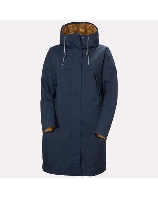 Helly Hansen Blue Hvaler Insulated Raincoat