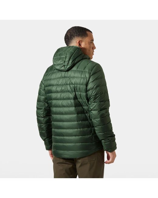 Helly Hansen Green Verglas Hooded Down Jacket 2.0 for men