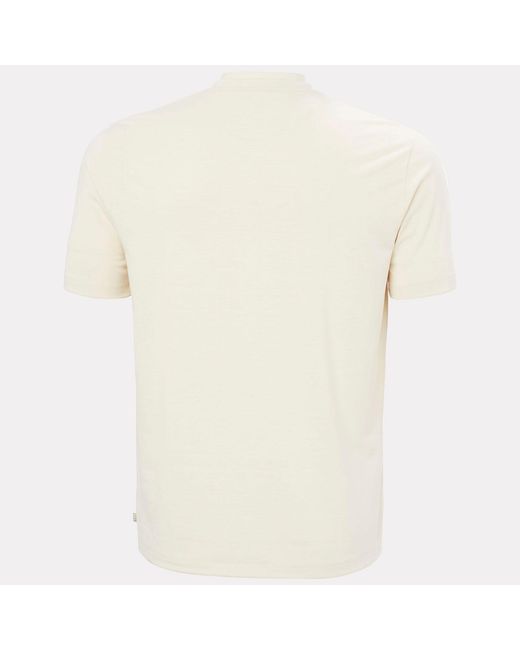 Helly Hansen White Skog Recycled Graphic T-Shirt for men