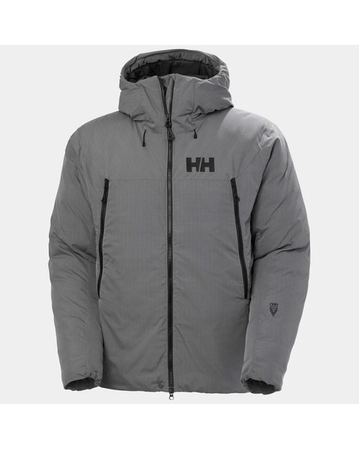Helly Hansen Gray Odin Lifa Pro Belay Insulated Jacket Grey for men