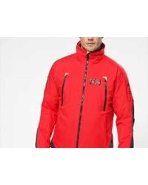 Helly Hansen Red Ægir H2Flow Midlayer Segeljacke