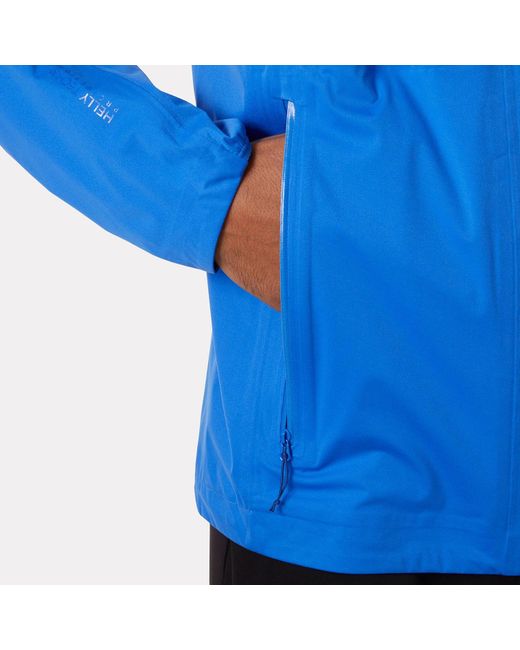 Helly Hansen Blue Momentum 3-Layer Stretch Jacket for men
