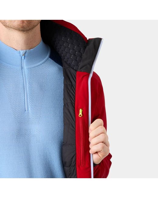 Helly Hansen Alpha Lifaloft Lightweight Ski Jacket Red for men