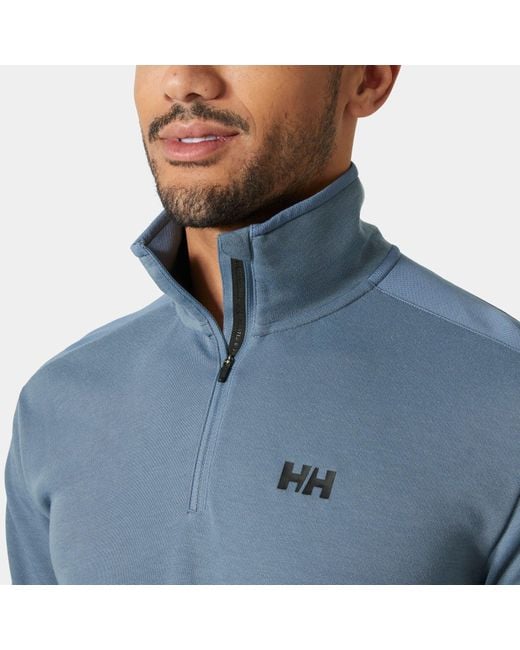 Helly Hansen Blue Hp Half-Zip Pullover 2.0 for men