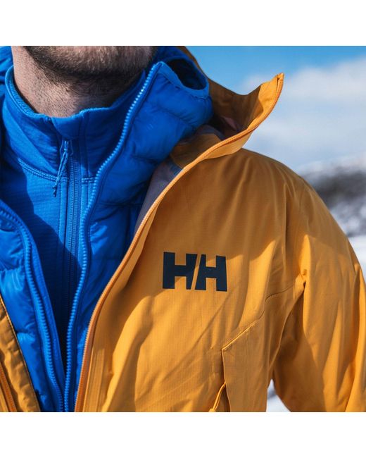 Helly Hansen Blue Verglas Hooded Down Jacket 2.0 for men