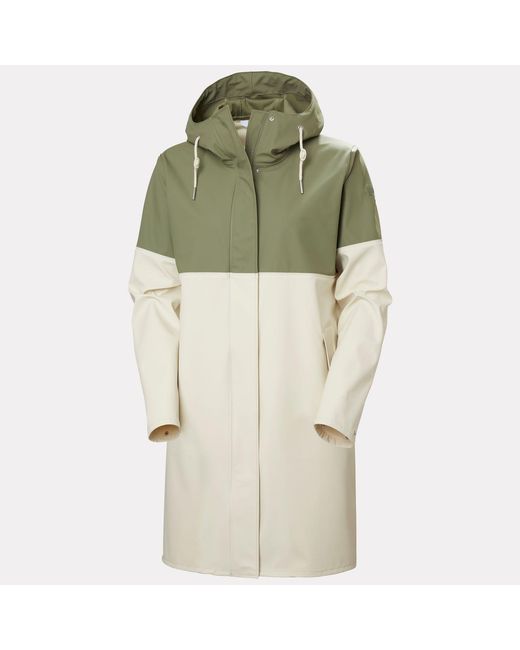 Helly Hansen Green Moss Block Pu Raincoat
