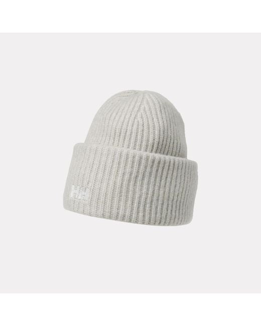 Helly Hansen Gray Hansen Soft Rib Beanie - Warm Winter