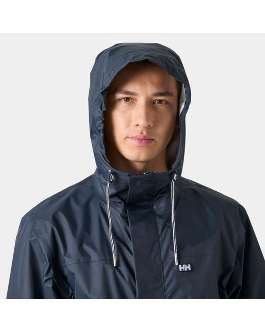 Helly Hansen Blue Koster 2.5-Layer Rain Jacket for men