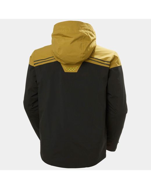 Helly Hansen Black Alpha Infinity Waterproof Ski Jacket for men
