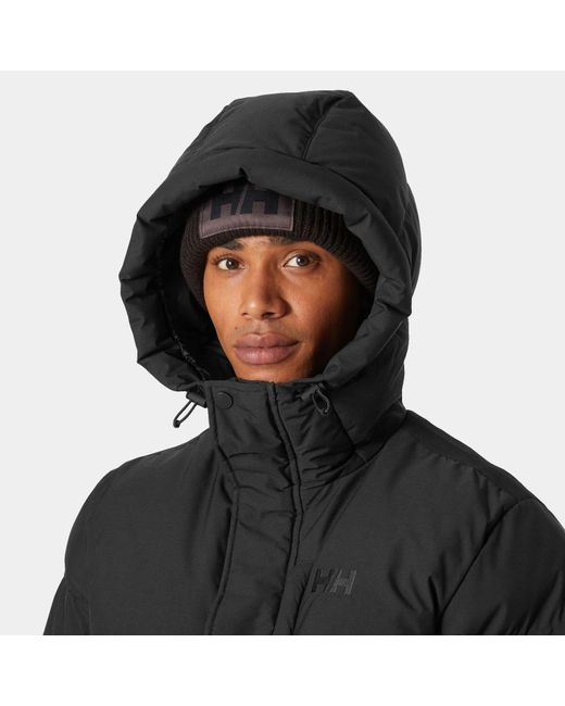 Helly Hansen Black Alby Puffy Parka for men