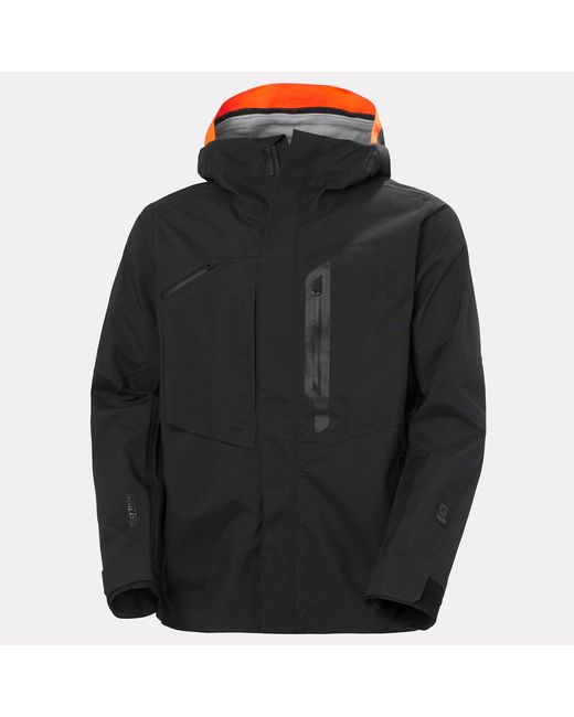Helly Hansen Black Sogn Patrol Shell Jacket for men