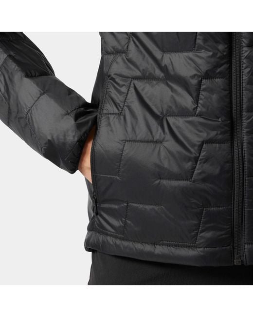 Helly Hansen Black W Lifaloft Hooded Insulator Jacket