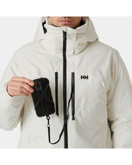 Helly Hansen White Kvitfjell Infinity Down Ski Jacket for men