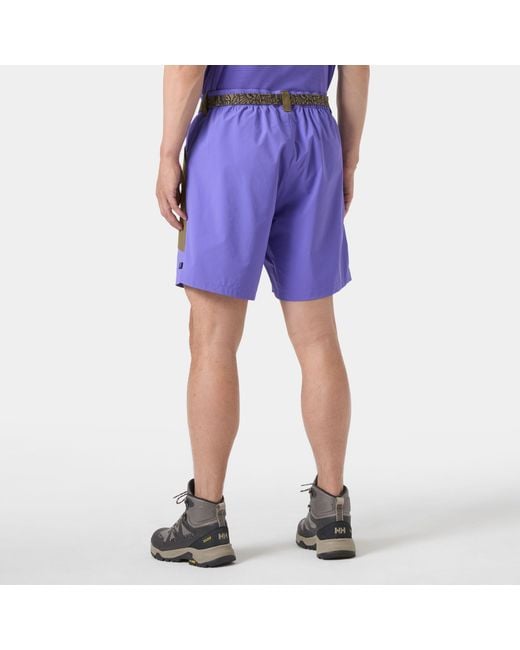 Helly Hansen Blue Awe Relaxed Shorts for men