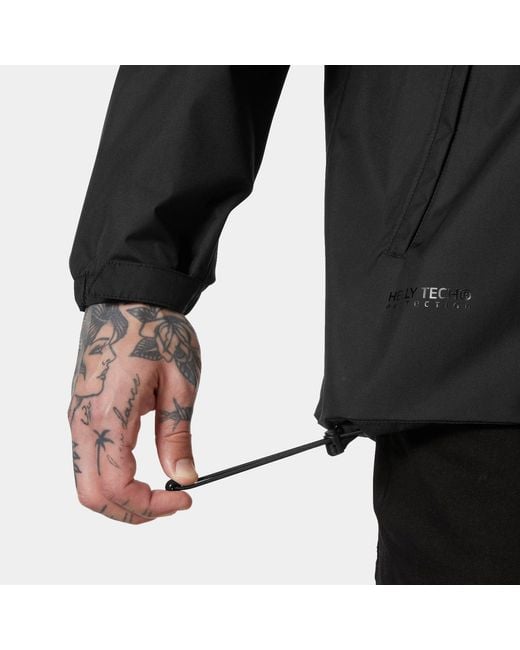 Helly Hansen Men's Ervik Fully Waterproof Jacket Black for men