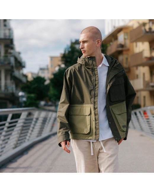 Escape Utility Rain Jacket Hombre Helly Hansen de hombre de color Green