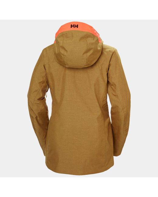 Helly Hansen Brown Powderqueen 3.0 Durable Ski Jacket