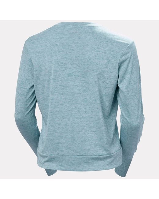 Sval Long Sleeve Blu di Helly Hansen in Blue