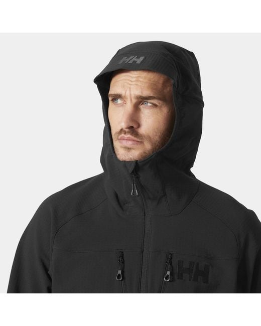 Helly Hansen Black Odin Pro Shield Jacket for men