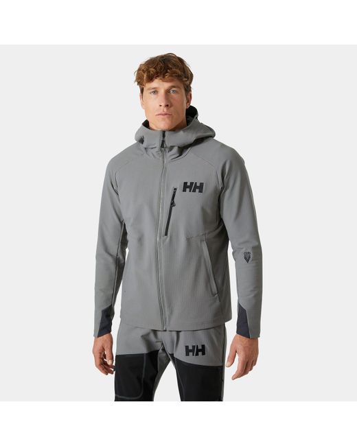 Helly Hansen Gray Odin Pro Shield Hybrid Softshell Jacket Grey for men